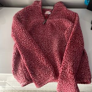 Pink fuzzy jacket from Wonder Nation kids XL